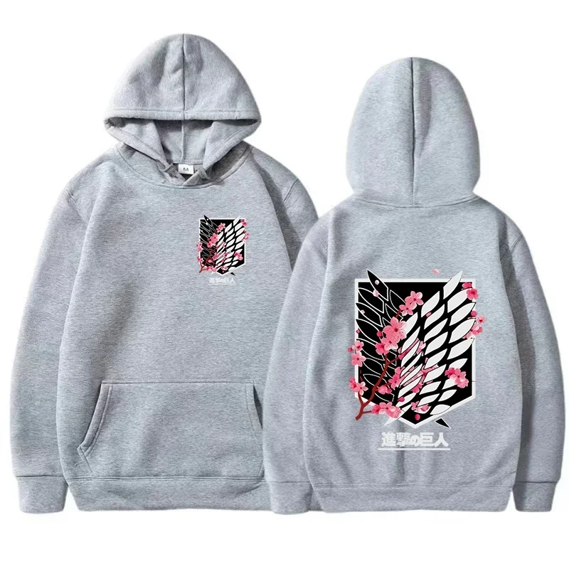 2024 Spring Autumn New Hoody Anime Hoodie Men's Fashion Warm Sweatshirt Graphical Printed Hip Hop Hoodies Casual Streetwear