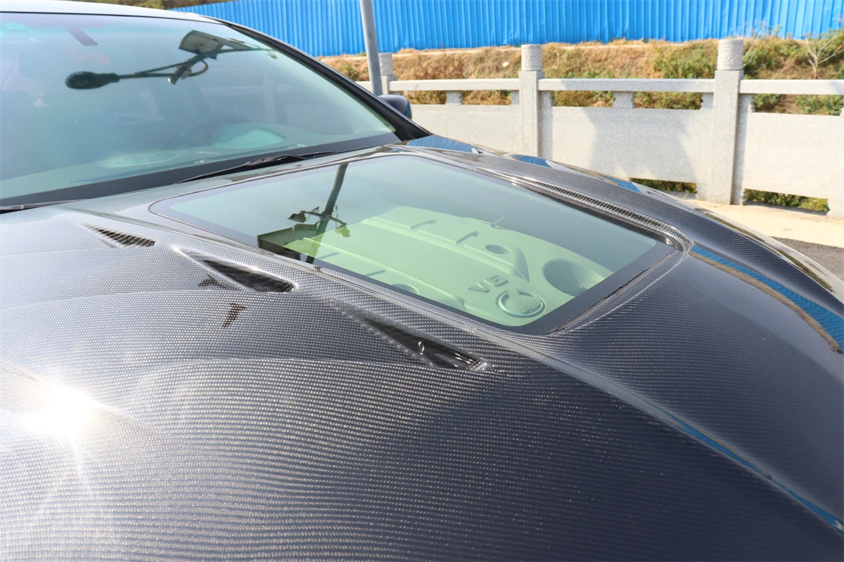 Карбоновый капот MRD для Lexus GS 2005-2011, крышка двигателя в стиле MBJ, крышка капота автомобиля из углеродного волокна
