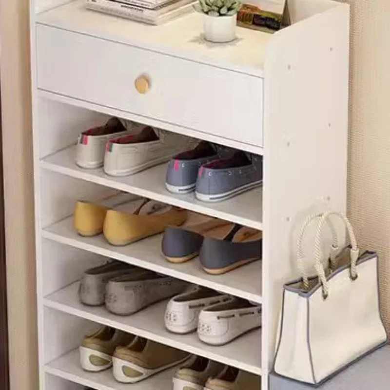 مفتوح مدخل الأحذية المنظم خزائن صانعي الأحذية حمل حقيبة منظمة Shoerack غرفة المعيشة الدولاب دي صالون خزانة الحصير