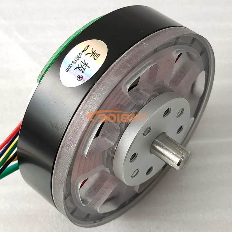 

6710 Тип диска 100 Вт с постоянным магнитом Трехфазный бесщеточный двигатель постоянного тока/двигатель 18N20P DC24V Индуктивный с датчиком Холла