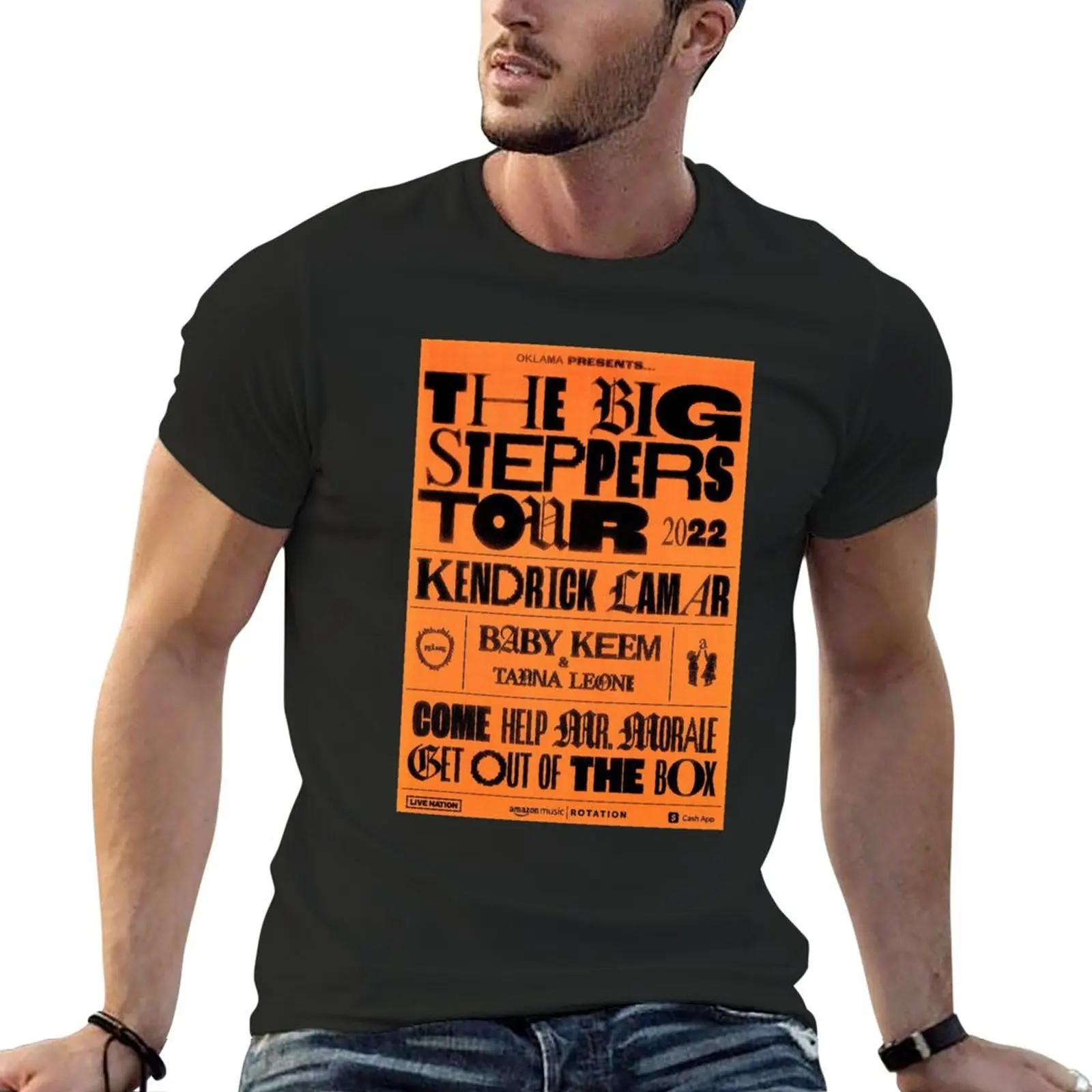 

Kendrick Lamar Tour 2022 T-Shirt kawaii clothes anime tshirt topping customs design your own men clothings