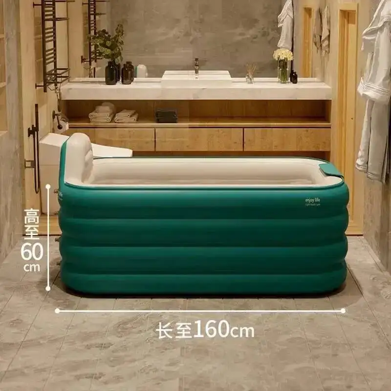 

Надувная портативная ванна для женщин, водонепроницаемая, для использования в помещении, для дома, принадлежности для ванной комнаты