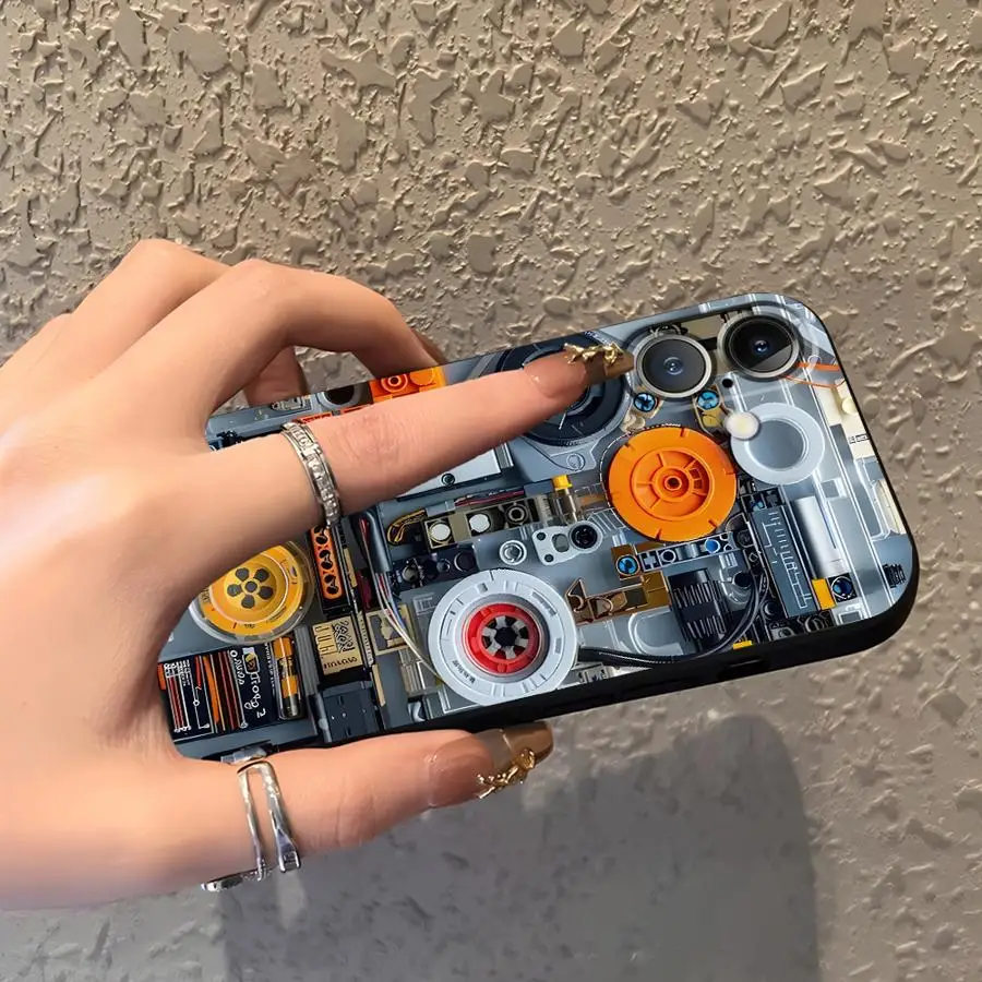 Funda Phone Cover Case for Apple iPhone 17 Pro Max 17e 16 Air 15 Pro 7 8 13 12 11 XR XS MAX 14 Retro Music Radio view 6