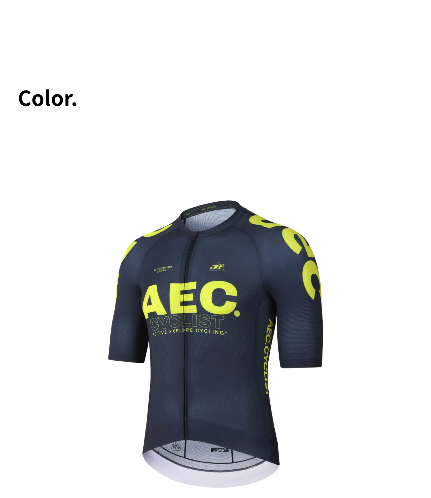 AEC Radfahren Trikots Männer Kurzarm Fahrrad Tops Wind Ultraleicht Atmungsaktive Rennrad Zipper Jersey Atmungsaktive Fahrrad Top – Detail 10