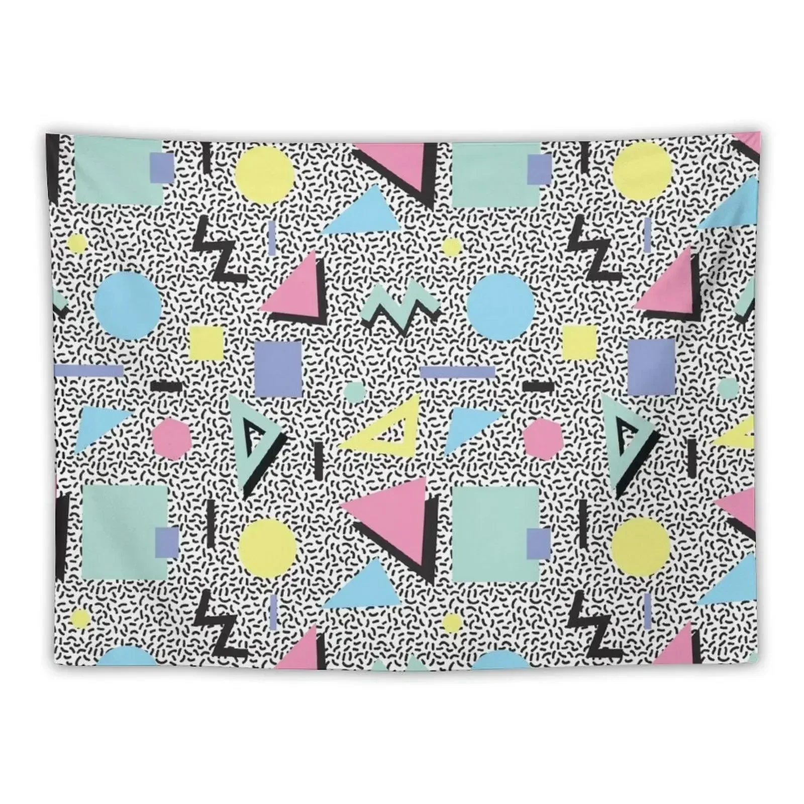 

Eighties Memphis Pattern Design Tapestry Room Decoration Aesthetic Bathroom Decor Tapestry
