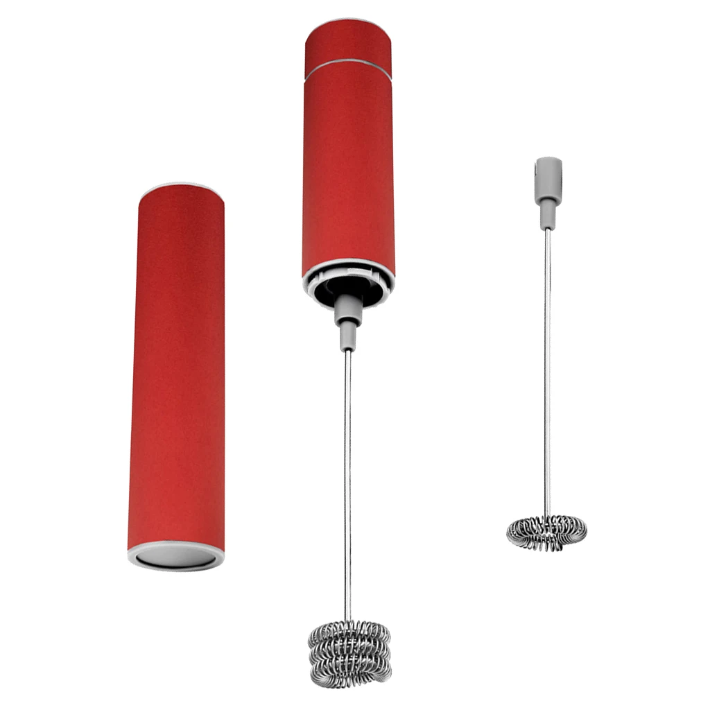 Stainless Handheld Electric Milk Frother Coffee Whisk Egg Mixer Blend