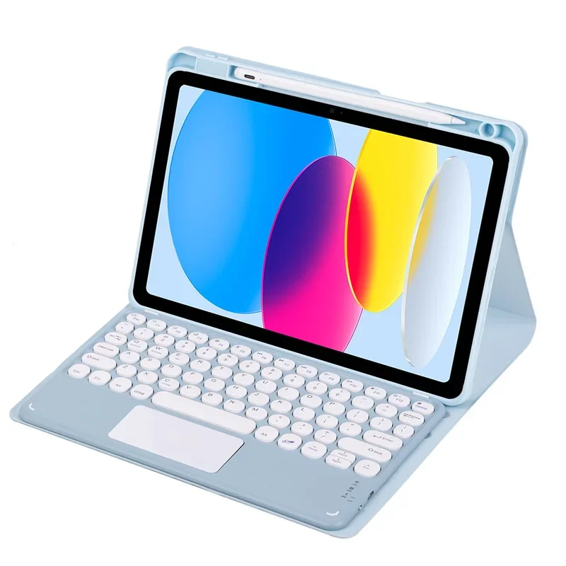 Imagem -03 - Capa de Teclado com Rotação 360 para Ipad Air 2024 11 Polegadas 6a Geração Suporte de Lápis Magnético para Ipad Air 11 2024 m2 Teclado