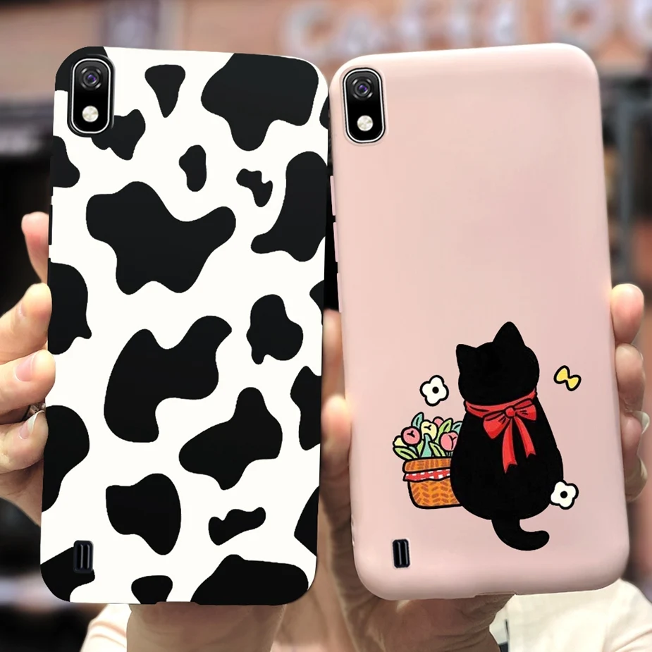 For Samsung Galaxy A10 Case SM-A105F Cute Cartoon Silicone Soft Phone Case For Samsung A10 A 10 A105F Back Cover Protector Shell