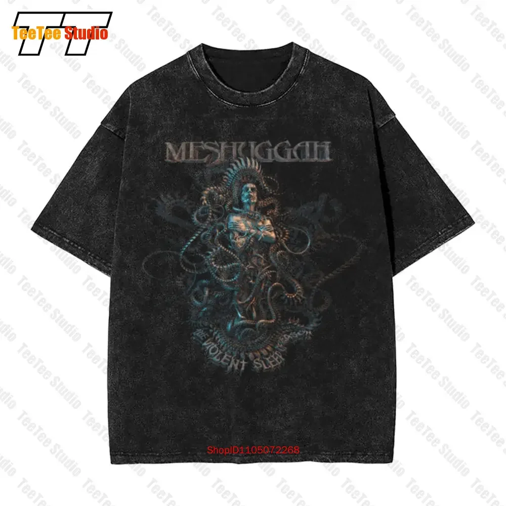 Meshuggah The Violent Sleep Of Reason Vintage Oversized T-Shirt Black HK5R