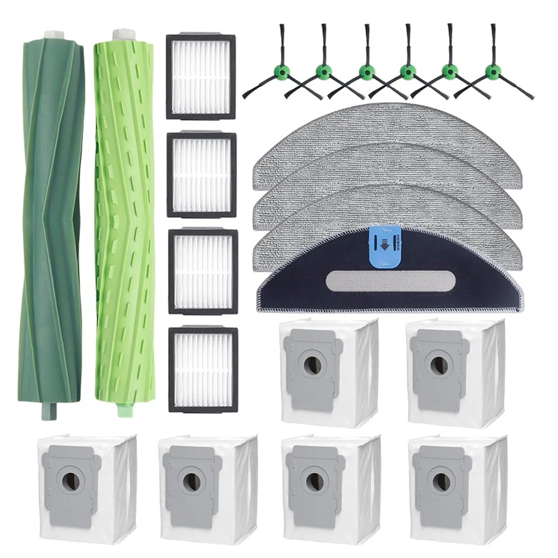 

Replacement Parts For Irobot Roomba I5, I5+J5, J5+ Vacuum Accessories Kit, Rubber Brushes,Hepa Filters Mop Pads