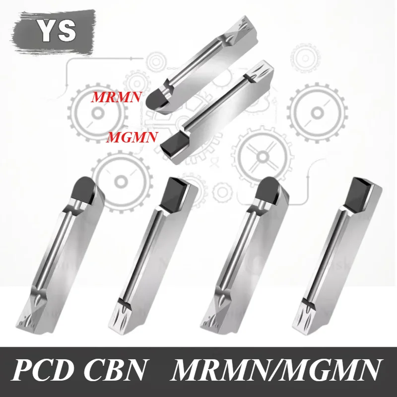 

1Set High-quality MGMN MRMN150 200 250 300 400 500 PCD CBN Turning Inserts CNC Lathe Diamond Grooving Blades Lathes Cutter Tool