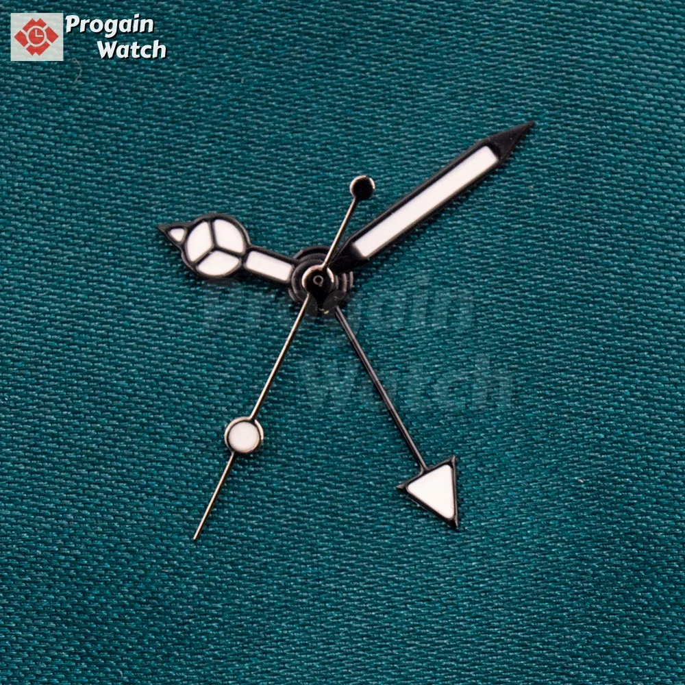 GMT Hands Green Luminous NH34 GMT Watch 4-points Needles For NH34 Automatic Movement Watch Poinrers Accessories Parts