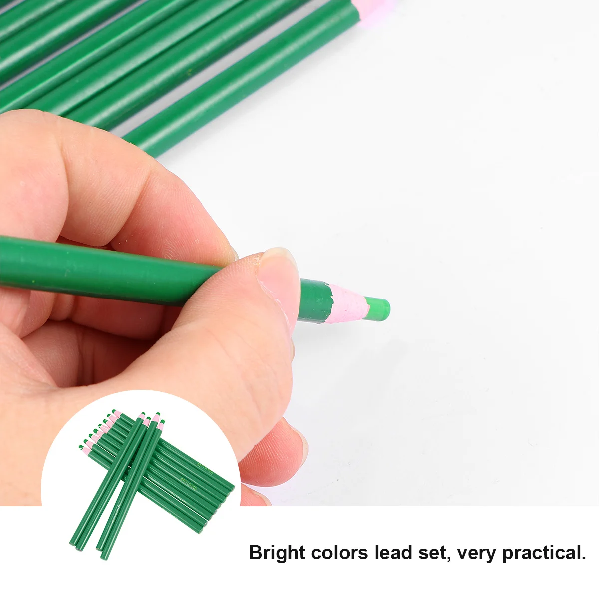 

Peel-Off Grease Pencil Box Roll Pen Bright Colors for Sewing Shoe Making Pottery Wood Glass Cloth Paper Multi-Purpose