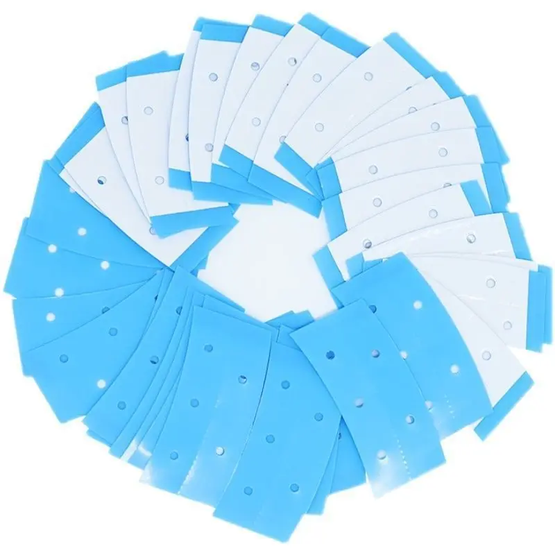 

30 шт. водонепроницаемых, дышащих, двусторонних клейких лент для париков, накладных прядей и наращивания волос