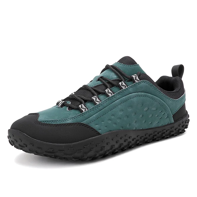 

Brand Unisex Wide Head Leather Surface Sports Shoes Couple Style Outdoor Hiking Shoes Autumn Winters Tug Shoes Mountain Climbing