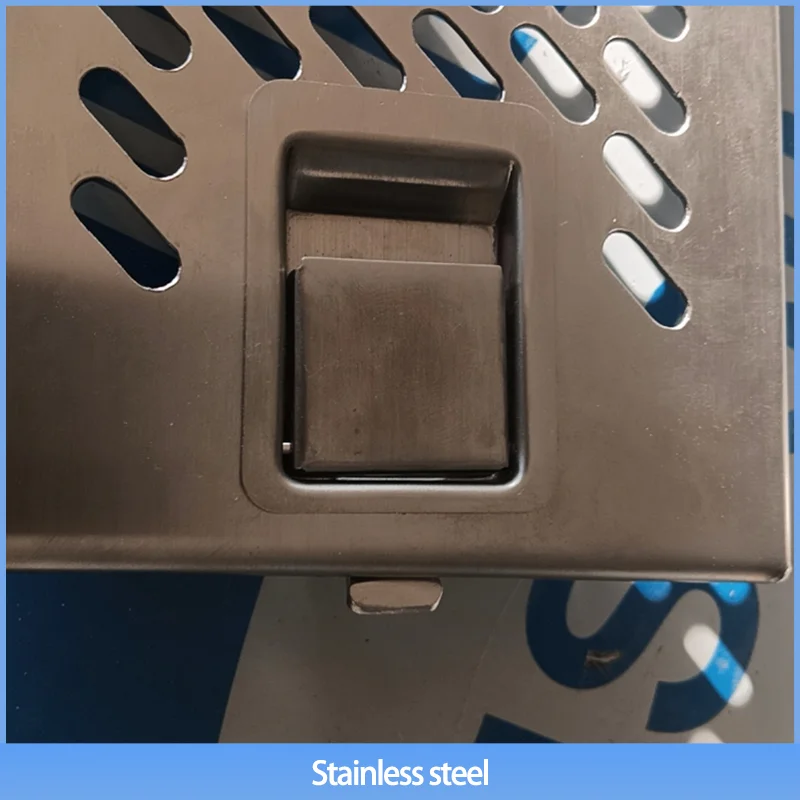 

（2 Pieces）304 Stainless Steel Square Lock Industrial Cabinet Panel Lock Engineering Car Door Toolbox