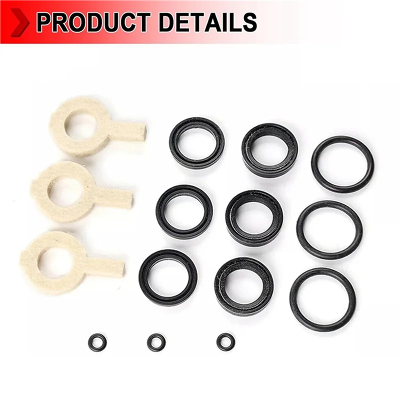 

9Sets 30623 Seal Kit, Pump Washer Seals Kit Fits For Cat Pump 30 31 34 310 340 350 Model Frame Plunger Pump