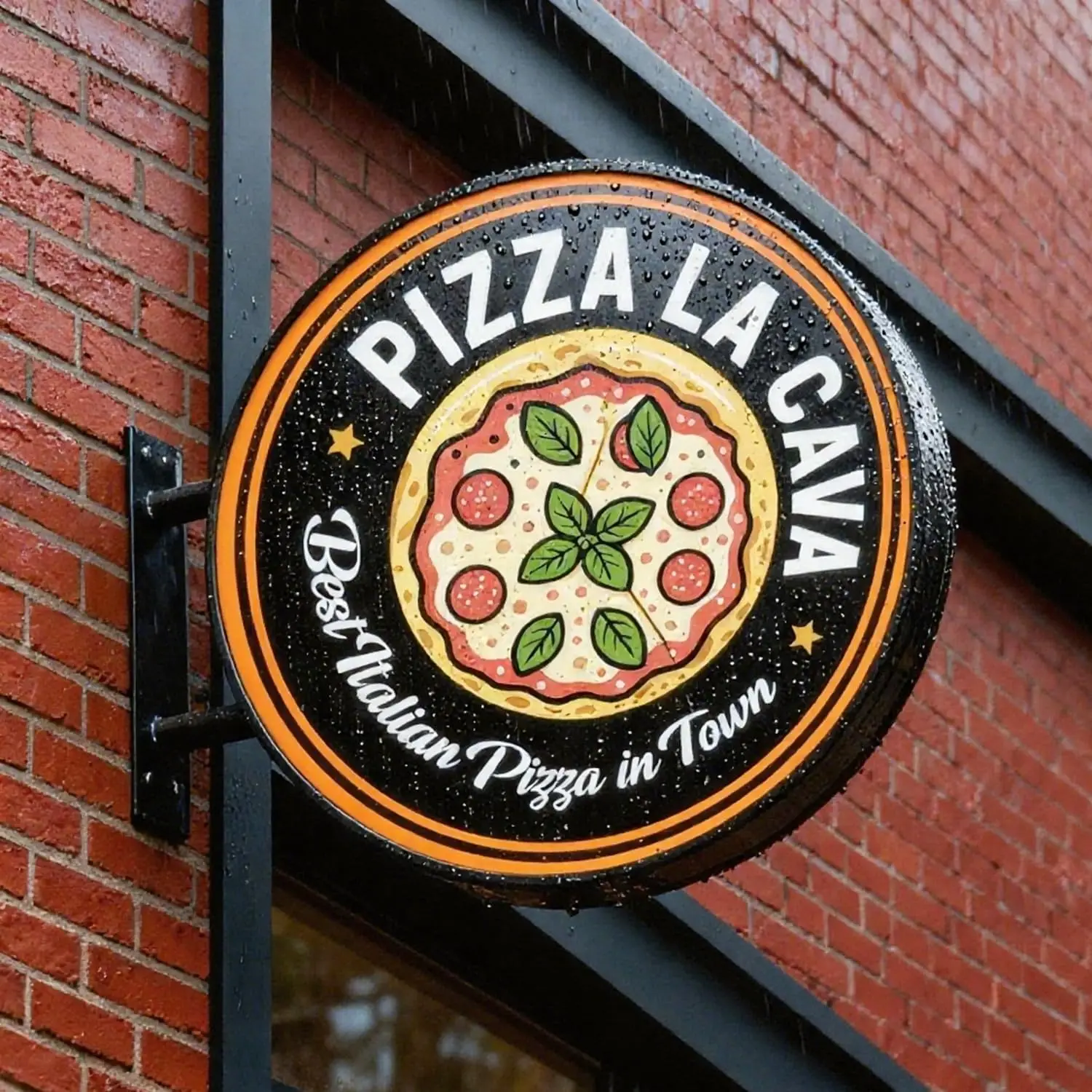 

Custom LED Double Sided Light Box, Personalized Round LED Signs Outdoor Lightbox, Illuminated Billboard Advertising Light Box fo