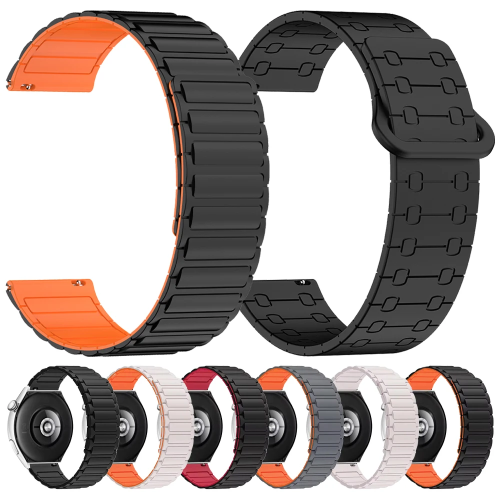 Für Garmin Venu 3 2/Vivoactive 4/Forerunner 265 255 Musik 570 47mm Weiche Silikon Magnetische Schleife armband Smartwatch Zubehör