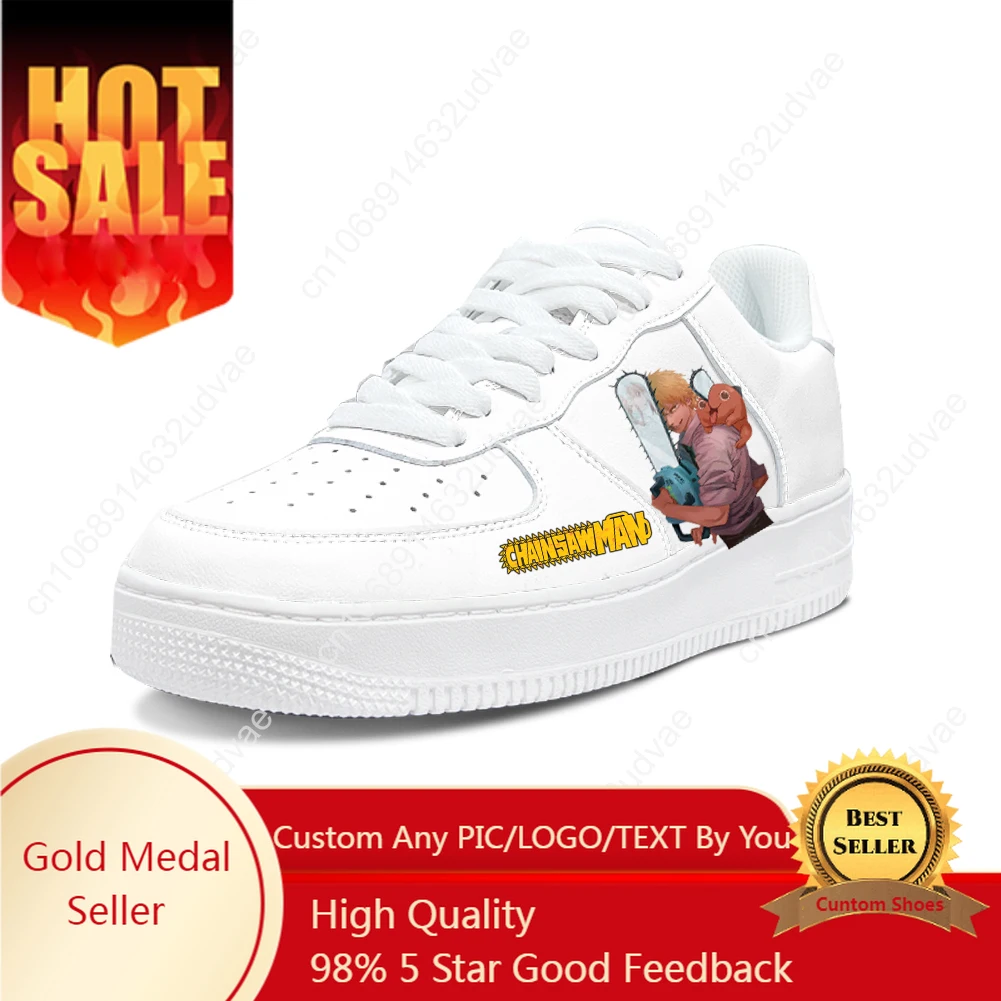 

C-Chainsaw man Casual Shoes Platform Shoe Sneakers Mens Womens Teenager Flats Custom Made Sneaker Graffiti Kateboarding Footwear