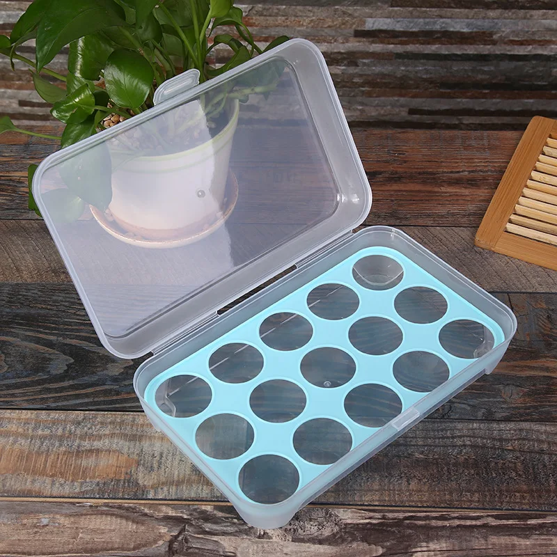 1/2PCS Refrigerator Egg Preservation Box Portable Egg Box Bracket Out Picnic Egg Protection Box Storage Box Kitchen Supplies