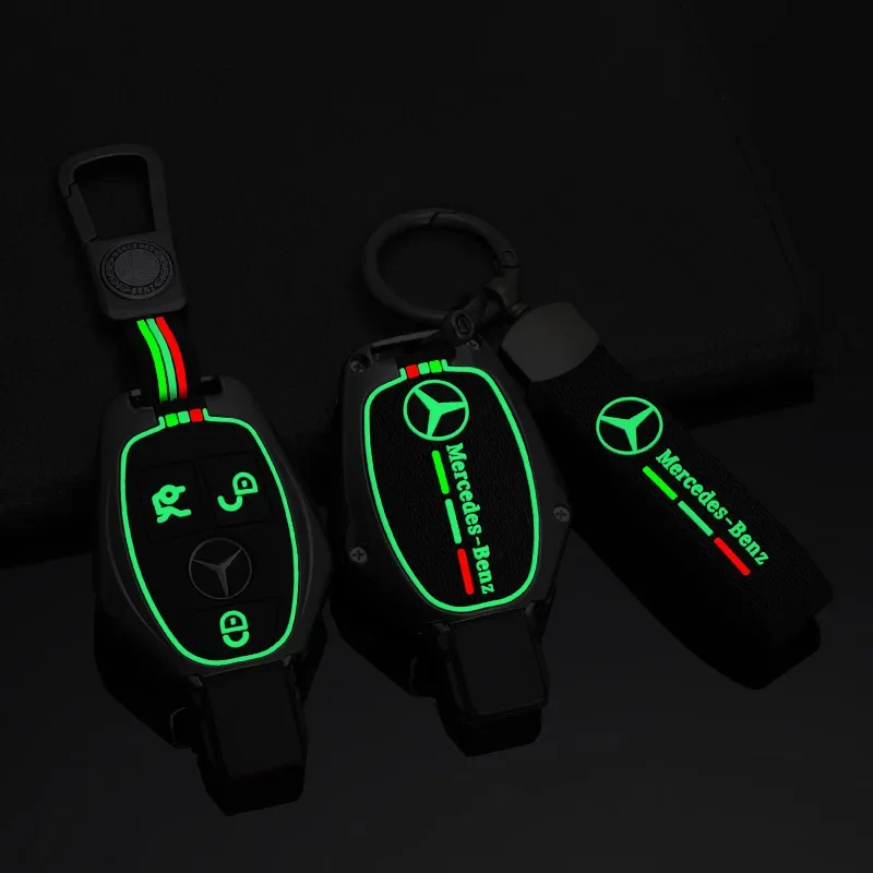 Car Key Case Cover Protector Holder Shell For Mercedes Benz A B C E Class GLS GLA GLK GLC CLS CLA AMG W204 W205 W212 W463 W176