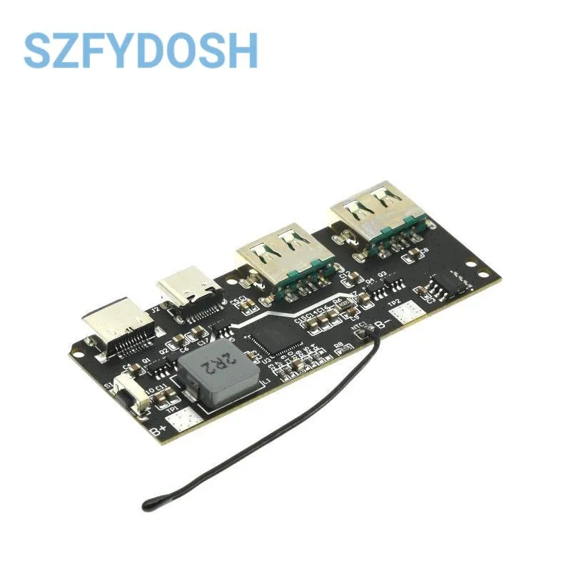 22.5W Quick Charging Mobile Power Module QC4.0 PD3.0 5 Port Dual USB Mobile Power Bank Circuit Board Protection Diy Motherboard