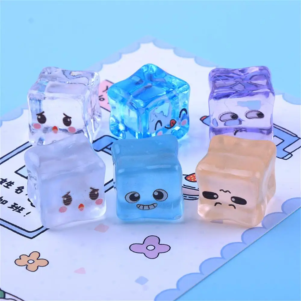 Accessories Transparent Color Design Cream Glue Accessories Luminous Design Plasticine Resin Accessories Cartoon Expression Toys