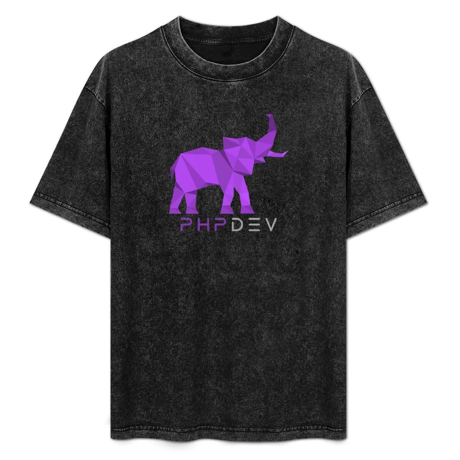 Camiseta de desarrollador de PHP, camiseta informal de manga corta a la moda