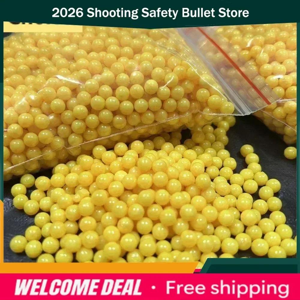 2029 2027 2025 For 1000 Rounds Airsoft BBs Bullets 0.12g Hunting Shooting 6mm BB Strikeball Rifle Gun Plastic BB Balls Yellow