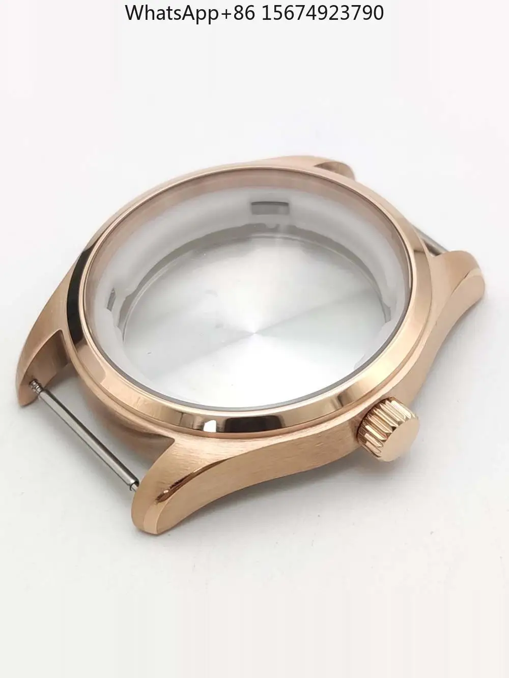 Watch modification accessories mechanical case, suitable for NH35/36 movement replacement pilot 40MM stainless steel case