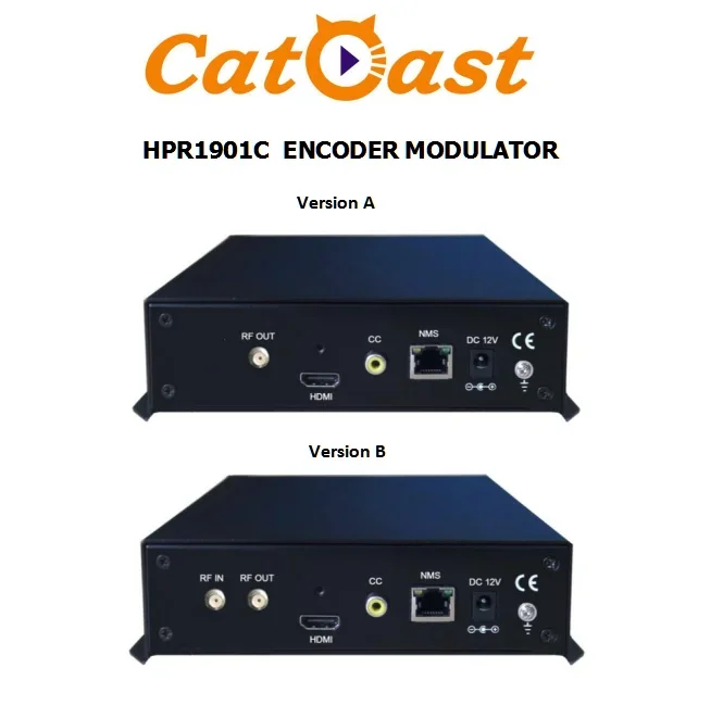 1 Channel HD MI to RF ATSC QAM J.83B Modulator MPEG2 HD Encoder Modulator