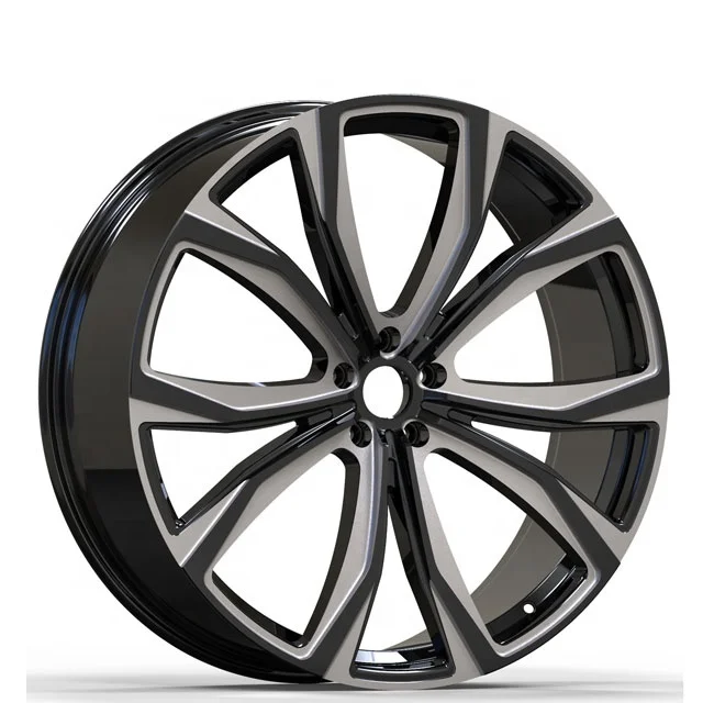 

Black machined facce 18 20 22 24 inch forged light weight car wheels rims for passenger car wheels