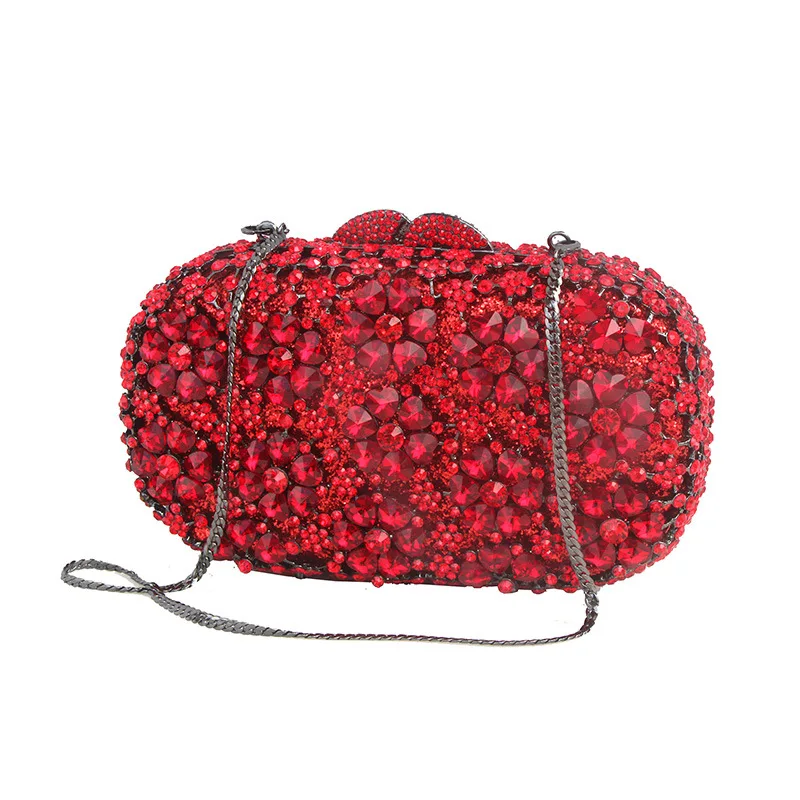 Neues Design Grüne Diamant-Clutch Abendtasche Markendesign Damenhandtasche Soiree Pochette Strass Kristall Party Clutch Taschen – Detail 24