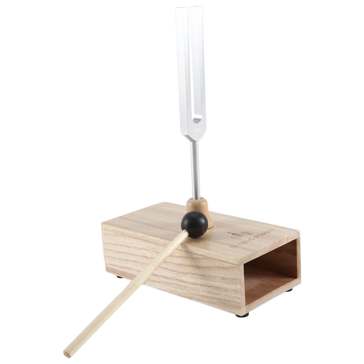 442HZ 튜닝 포크, 공명 상자, 소리 치료, 요가, 명상 및 이완을 위한 차크라 튜닝 포크