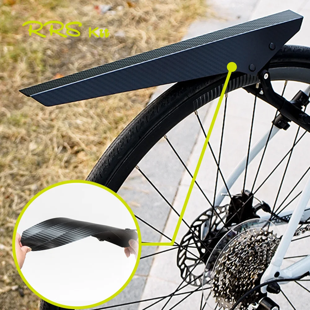 RRSKIT Bicycle Detachable Mudguard Bike Fender PP Soft Plastic Mudguard Strong Toughness Road  For Bicycle Protector Accessories