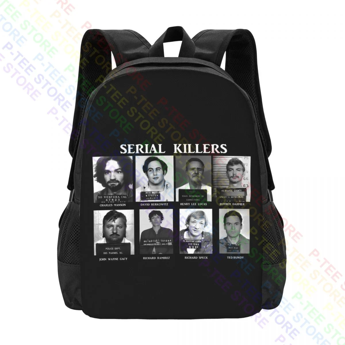 Serial Killers Public EnemiesBackpack Large Capacity Creative Outdoor Running