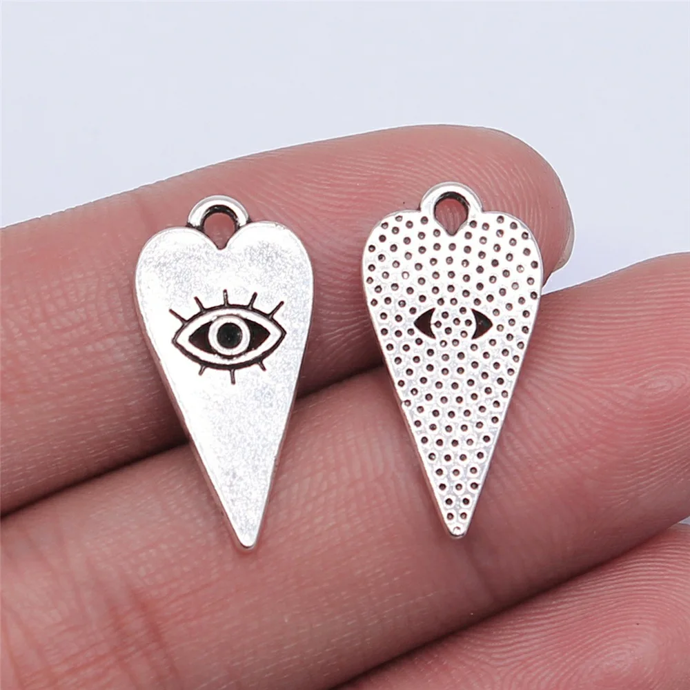 20pcs Witch Evil Eye Charms, DIY Jewelry Making