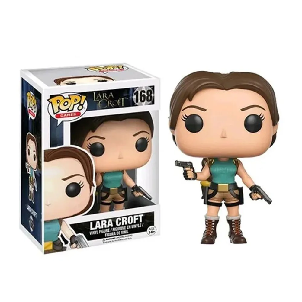 Funko Pop Games Tomb Raider #333 Lara Croft #168 Vinyl Action Figure Toys Kids Gifts