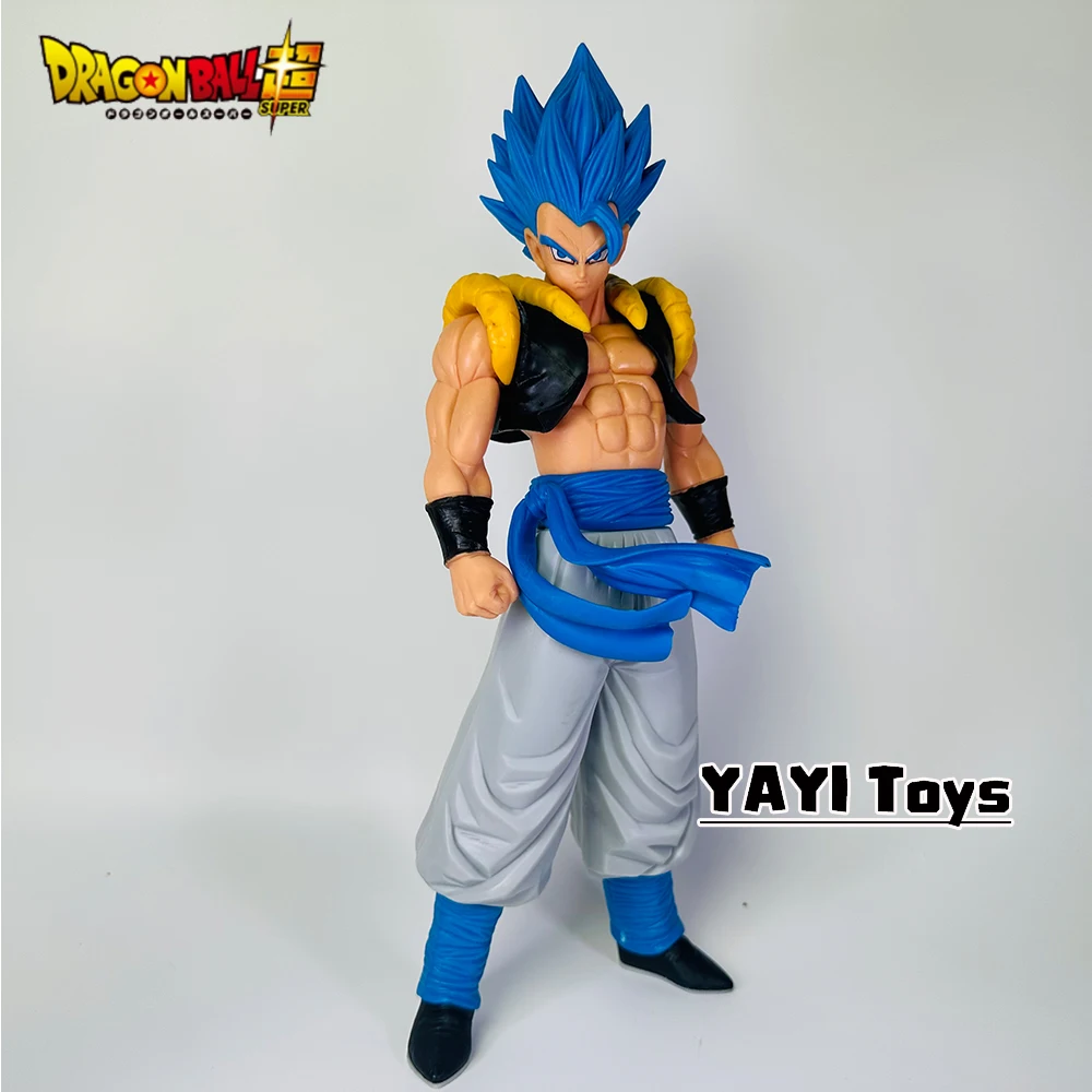 31CM 애니메이션 드래곤 볼 Z 슈퍼 사이어인 블루 고지타 PVC 액션 피규어 모델 장난감 데스크탑 장식 어린이 생일 선물