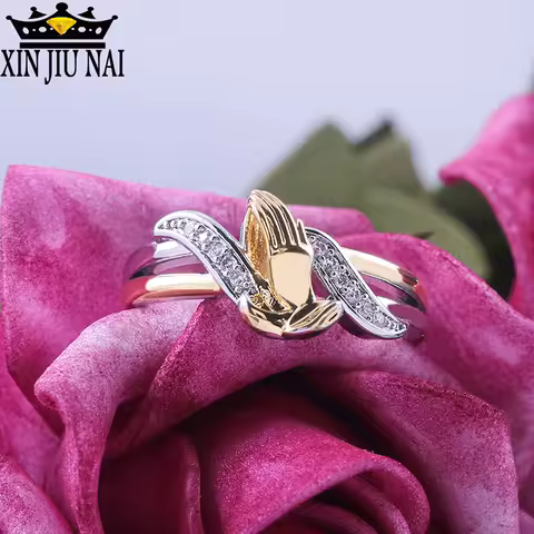 Designer Original Brand New Inlaid Applause Gorgeous Ladies Electroplated Silver Ring Exquisite Unique Charm Engagement Jewelry