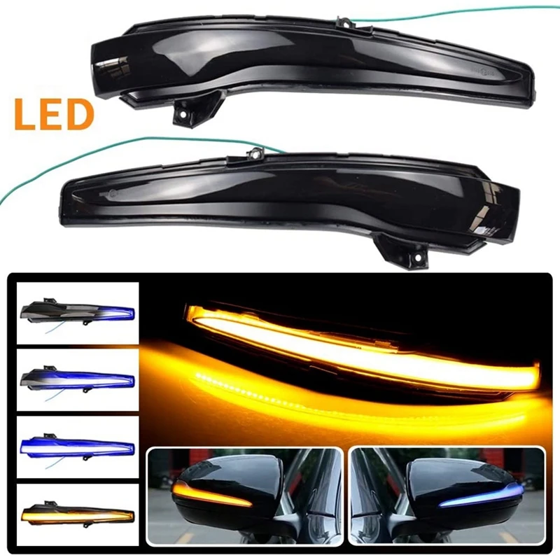 Imagem -05 - para Mercedes Benz c e s Glc W205 X253 W213 W222 v Classe W447 Sinal de Volta Sequencial Dinâmico Luz Indicadora Espelho Lateral