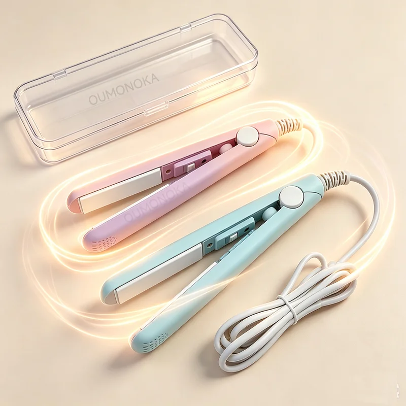 Fer à cheveux 3 en 1, fer plat de haute qualité, peigne chaud, mini fer à lisser professionnel et fer à friser, outils de coiffure