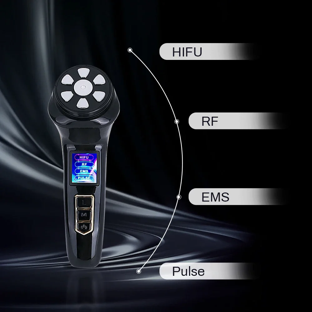 Synogal Factory Price Personal Use Hifu Machine Micro Current EMS Face Lifting Skin Rejuvenation HIFU Facial Device