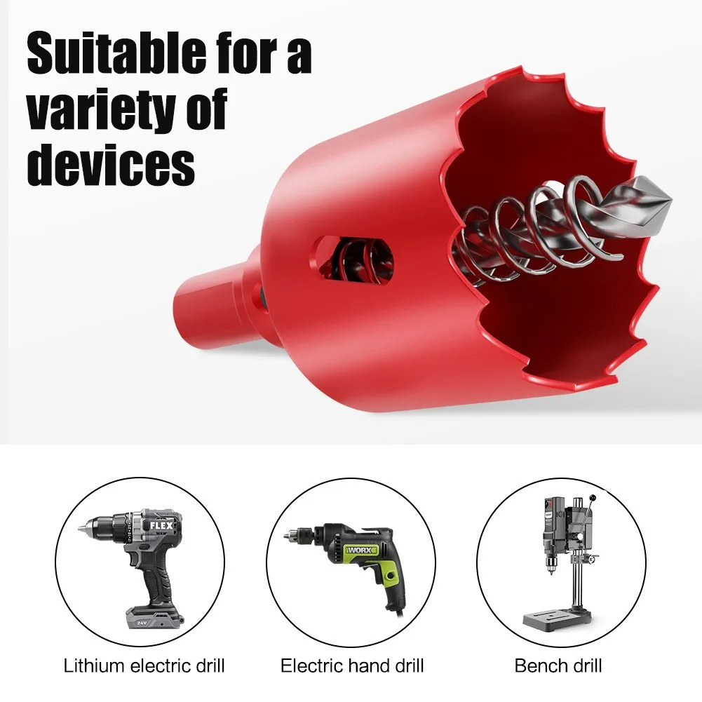 M42 bimetallic drilling tool, small size set, woodworking, sheet metal, pipeline, aluminum, gypsum board drill bit drilling tool