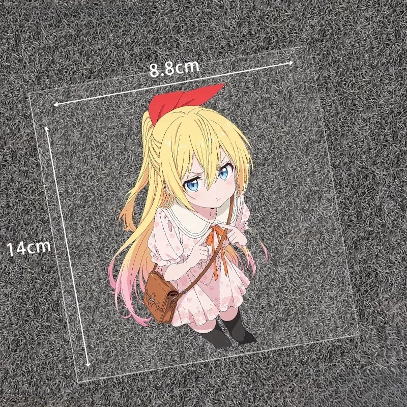 Anime Theme Vinyl Sticker UV Resistant Waterproof Sunproof Decal Cover Scratches Car Motorcycle E-bike Body Decor