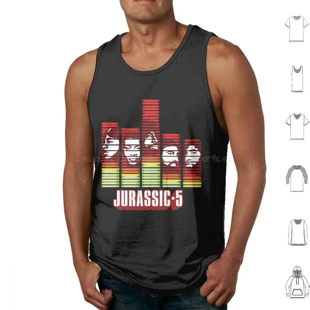 5 Band Tank Tops Print Cotton 5 5 Band Hip Hop Rap California Mark Potsic Chali 2na Whats Golden Rnb Music