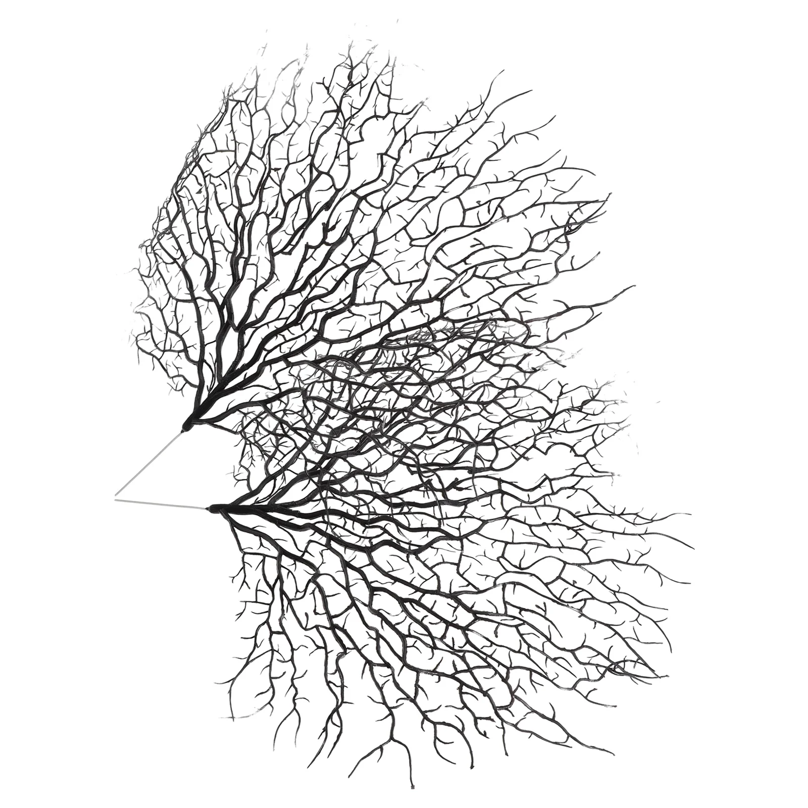 

2pcs Artificial Coral Branches Brown CoffeeDry Branch Vase Filling Decorative Tree Twigs Home TableDecorations DIY Flower
