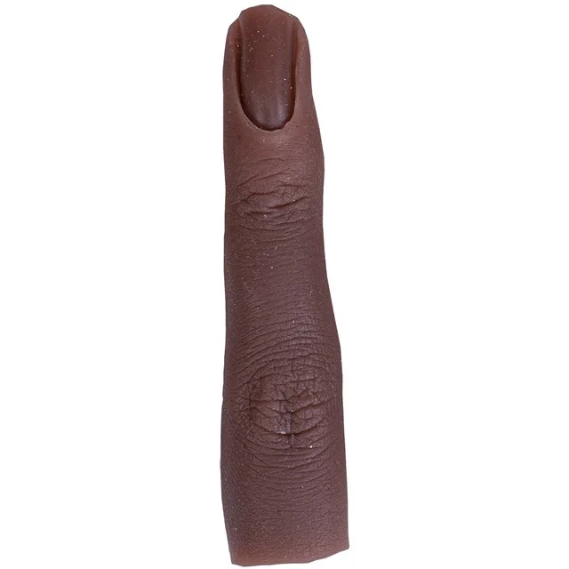 แบบฝึกหัดทำเล็บ นิ้วซิลิโคนสำหรับฝึกทำเล็บ  นิ้วปลอมธรรมชาติ  ปลายเล็บปลอม  อุปกรณ์ทำเล็บ DIY  1 ชิ้น