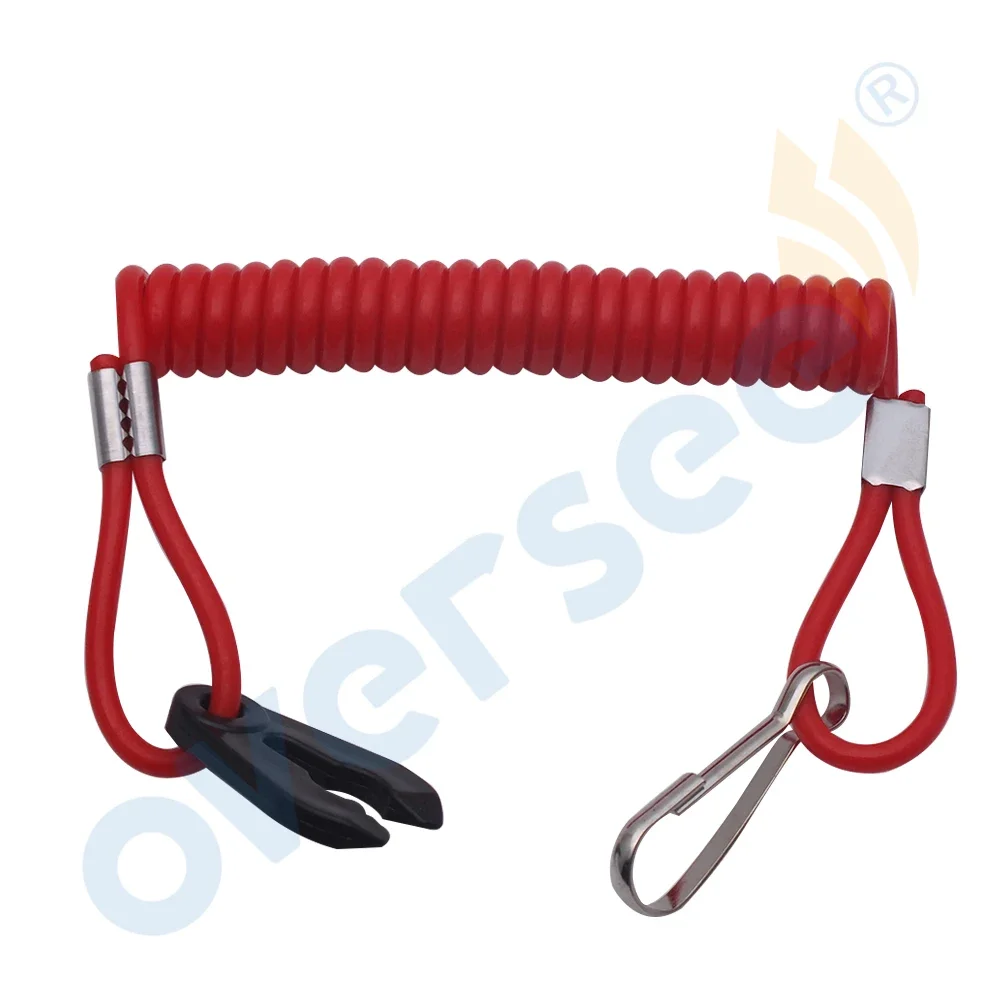 682-82556 Outboard Safety Lanyard Nylon Spring Switch For Yamaha Outboard Motor Hidea Powertec Hankai Seapro HDX 682-82556-00 - Image 2